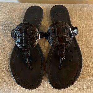 Tory Burch Miller Sandal Size 8 Chocolate